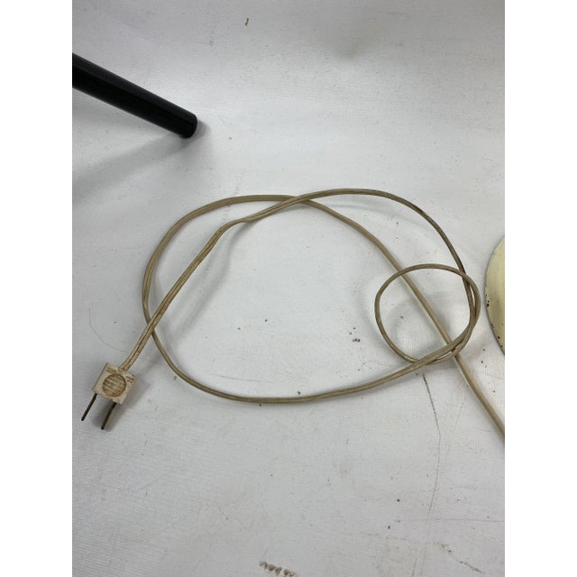 Ceramic Large Mid-Century Ceramic White Table Lamp For Sale - Image 7 of 13