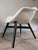 Vintage Shell Armchairs in White Curly Fabric by Miroslav Navratil for Cesky Nabytek, Czech, 1960s, Set of 2 For Sale - Image 11 of 13