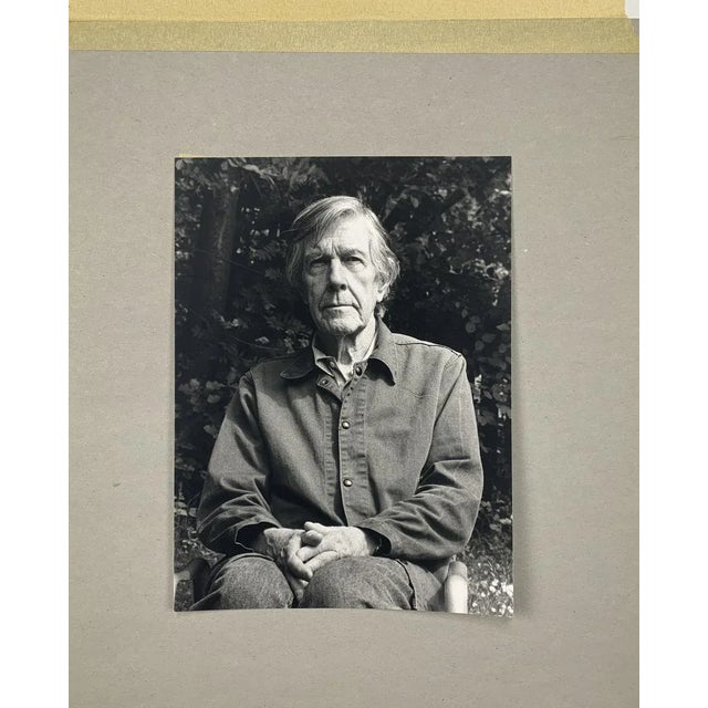 Rolf Hans Frankfurt 1938 - 1996 Basel John Cage, Wetzikon May, 1990 signed on the Mount and dated Verso signed, dated and...