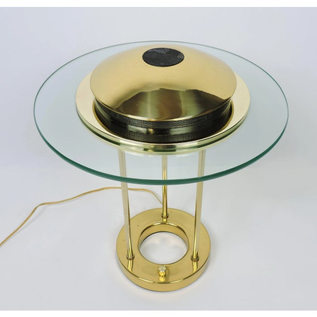 1980s Robert Sonneman Postmodern Saturn Desk Lamp For Sale - Image 11 of 12