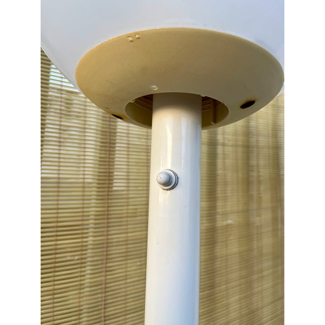 A Pair of Postmodern White Lollipop Floor Lamps. Circa 1980s For Sale - Image 16 of 18