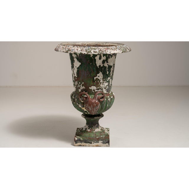 19th Century France Black Iron Urns For Sale In Greensboro - Image 6 of 9