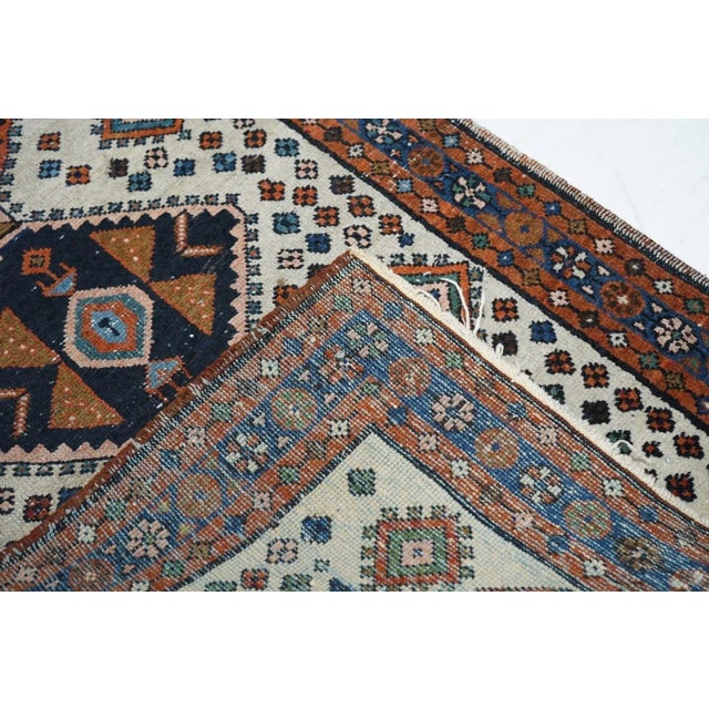 19th Century Vintage Persian Rug 2'6'' x 4'6'' For Sale - Image 5 of 12