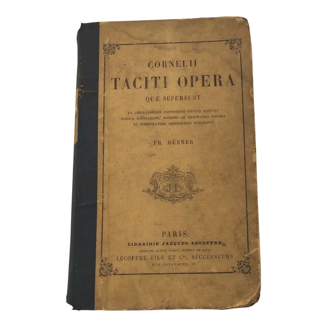 1876, “Taciti Opera” by Cornelii For Sale