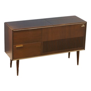 Mid-Century Tube Radio Music Cabinet from Grundig, 1960s For Sale