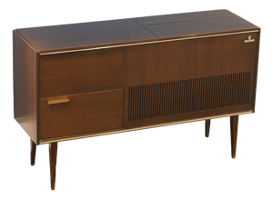 Mid-Century Tube Radio Music Cabinet from Grundig, 1960s