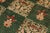 Green Boho Chic Ziegler Green Rust Hand-Knotted Wool Rug - 8'1'' X 9'10'' For Sale - Image 8 of 8
