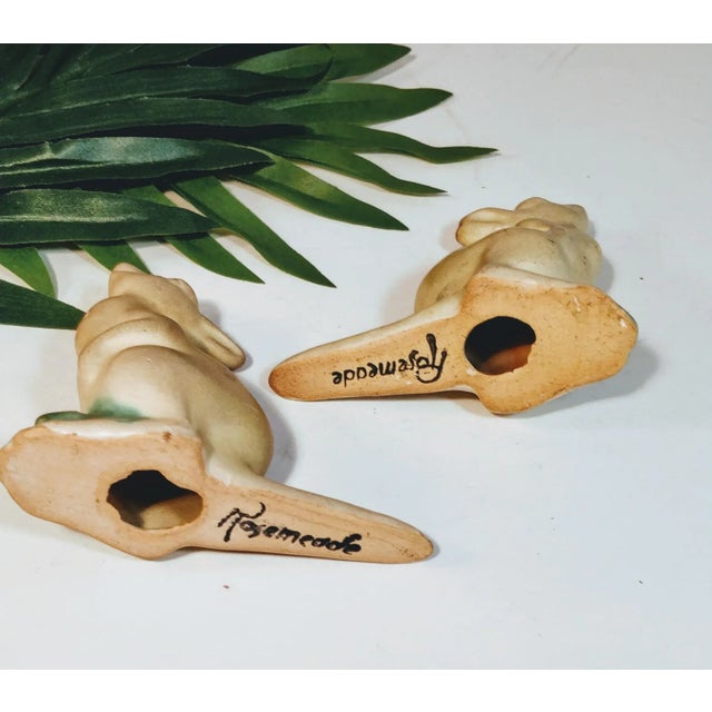 Mid 20th Century Kangaroo Rosemeade Salt & Pepper Shakers For Sale - Image 5 of 7