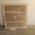 Vintage Antique White Solid Wood Framed Mirror With Natural Knotting Grain. For Sale - Image 4 of 14