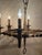 Arts and Crafts Golden Hand-Forged Six-Light Iron Chandelier, Germany, 1920s For Sale - Image 6 of 18