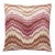 Scalamandre 22" x 22" Bergamo Embroidery Pillow in Mulberry For Sale
