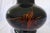 Black Mid-Century Japanese Black Lacquered Wood Vase With Angelfish Maki-E Decoration 16.5” For Sale - Image 8 of 12