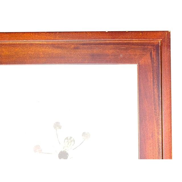 Modern Minimalist Cherry Wood Picture Frame Chairish