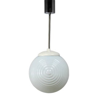 Czech Opalescent Lamp, 1950s For Sale