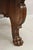 Antique German Renaissance Revival Carved Walnut Paw Feet Round Center Table For Sale - Image 4 of 12