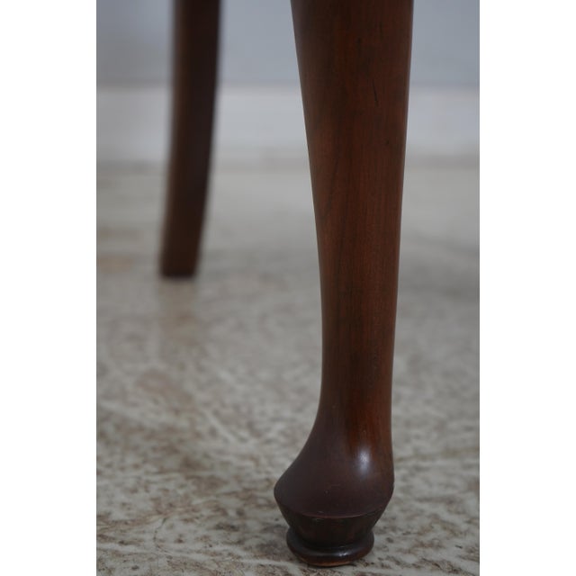 Set of 4 Ethan Allen Cherry Georgian Court Dining Room Chairs For Sale - Image 10 of 18