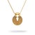 Contemporary Guardian Eagle Medallion Gold Necklace For Sale - Image 3 of 9