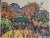This pair of signed vintage lithographs depict Japanese expressionist landscape scenes by Saburo Miyata (Japan...