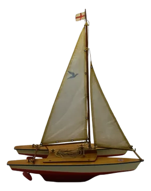 Catamaran Cat1 Collectors Model from Seifert, Germany, 1970s
