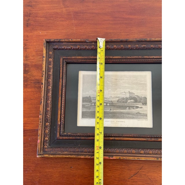 Antique Engraving of Nostell Priory, Yorkshire | Framed Architectural Print by j.p. Neale | English Heritage Art For Sale - Image 10 of 12