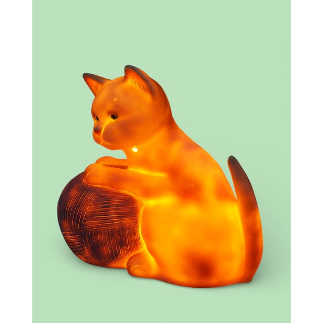 Cat-Shaped Table Lamp from Heico, 1990s For Sale - Image 6 of 15