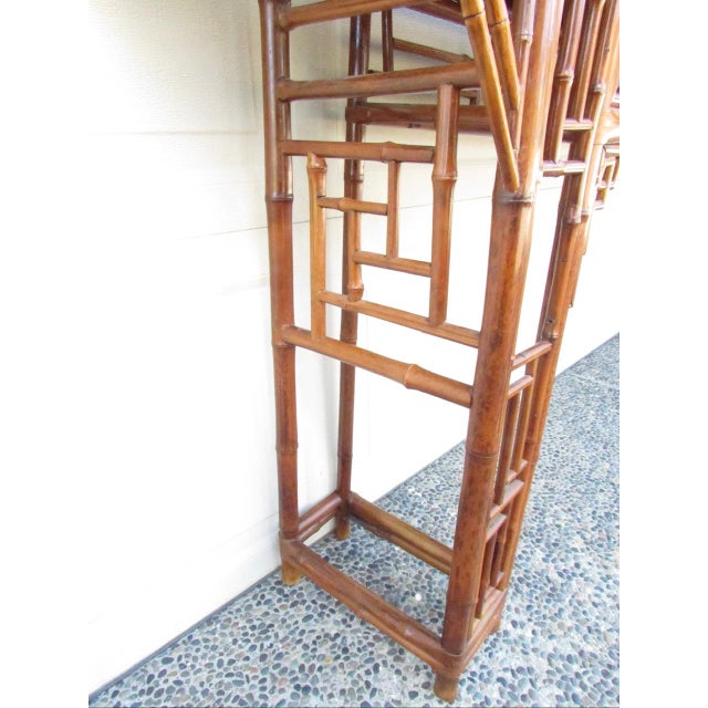 Chinese Bamboo Altar or Console Table For Sale - Image 16 of 18
