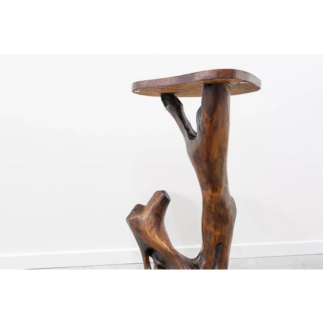 1970s Olive Wood Stand, 1970s For Sale - Image 5 of 8