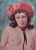 1960s Mancini 1960s Nude Brunette Wearing a Red Hat -Oil Painting For Sale - Image 5 of 9