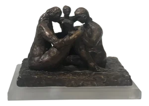 Bronze Sculpture in the Style of Henry Moore