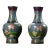 Pair of Vintage Chinese Cloisonné "Lotus" Appreciation Vases - 1100g For Sale