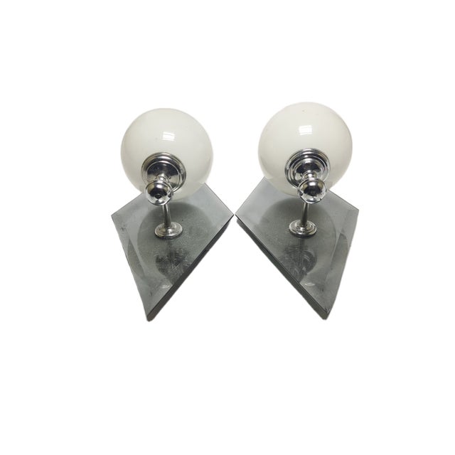 Art Deco Sconces, Poland, 1960s, Set of 2 For Sale - Image 13 of 14