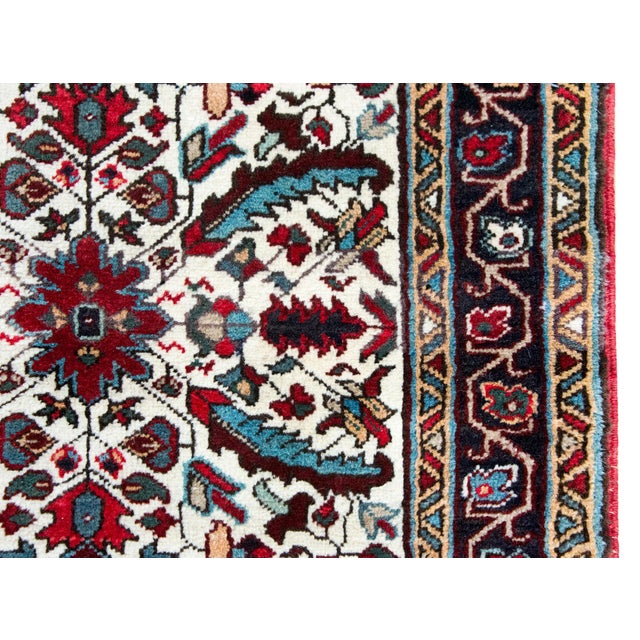Vintage Persian Heriz Rug For Sale - Image 15 of 15