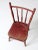 Red Antique Children's Chair For Sale - Image 8 of 9