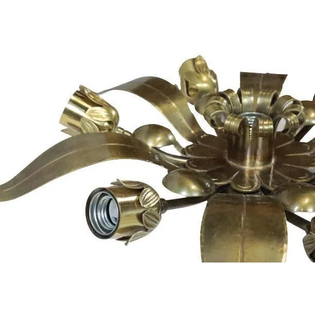 Unique large hollywood regency ceiling light with no less than seven light points. Beautiful unique eye catcher what...