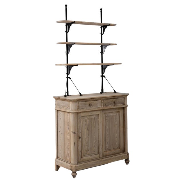 19th Century French Pine Display Cabinet For Sale - Image 15 of 18