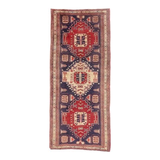 Vintage Persian Ardabil Rug Runner, 04'07 X 10'06 For Sale
