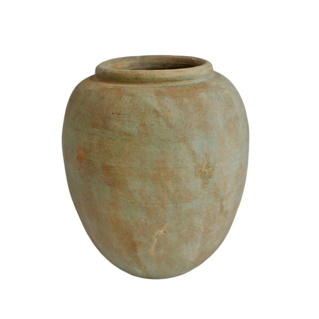 Mid 20th Century Antique Java Terra Cotta Urn For Sale - Image 5 of 5