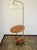 Wood Floor Lamp with Side Table, 1940s For Sale - Image 7 of 11