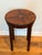 Antique Flame Mahogany Inlaid Round Side Table For Sale - Image 9 of 11