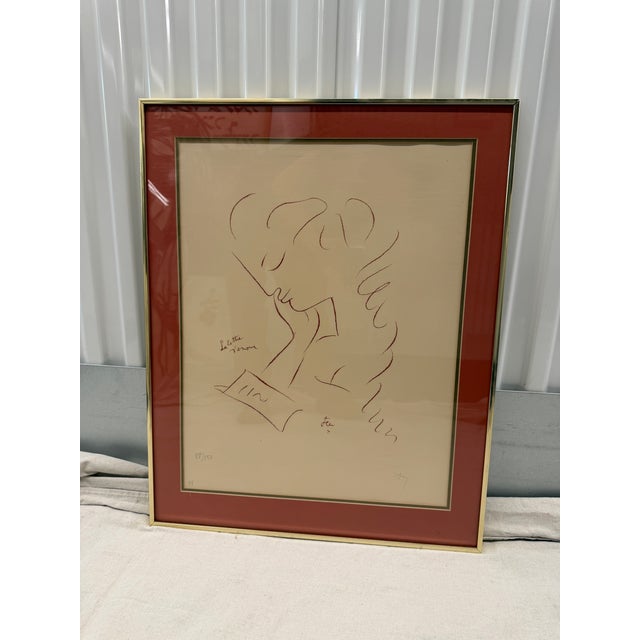 Louis Icart Limited Edition 'La Lettre D’Amour' Print, Signed For Sale - Image 11 of 11