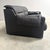 Textile Vintage Two-Seater Sofa in Black Leather by Dreipunkt, 1970s For Sale - Image 7 of 17