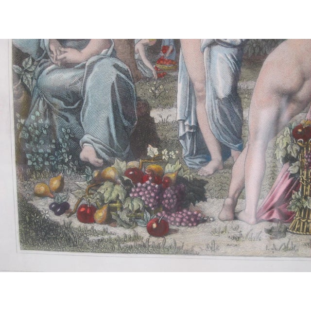 Late 19th Century Autumn After Pierre Puvis De Chavannes 19thC Adrien Nargeot Gilt Framed Print For Sale - Image 5 of 8