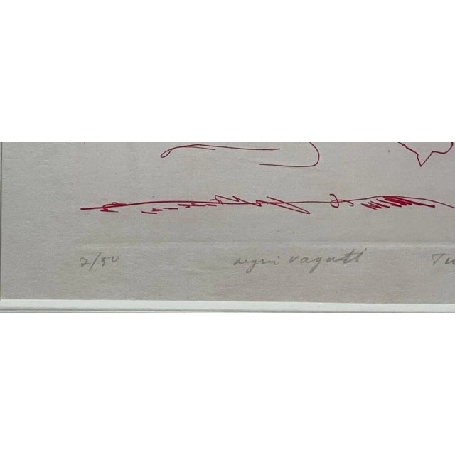 Paper Vintage Giulio Turcato 'Degri Vagutto' Abstract Italian Modernist Color Etching For Sale - Image 7 of 12