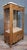 Brown Louis XV Transition Style Marquetry Display Cabinet For Sale - Image 8 of 11