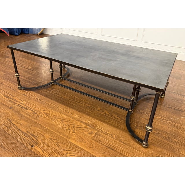Rectangular Industrial Style/Casual Coffee Table by Century Furniture For Sale - Image 9 of 10