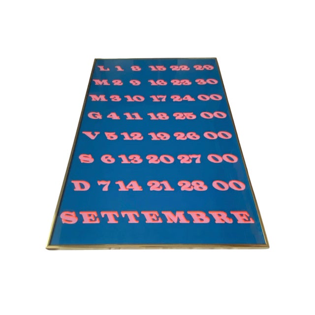 Olivetti Lettera 32 hand-printed poster by Alan Fletcher, 1969. A hand-printed multiple produced for Olivetti as a...