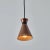 1950s Bent Karlby Perforated Diabolo Pendant in Copper for Lyfa. Executed in architecturally cut and elegantly shaped...