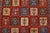 2000 - 2009 Gabbeh Rug 5′ X 6’4” Red Wool Vintage Tribal Hand-Knotted Oriental Carpet For Sale - Image 5 of 14