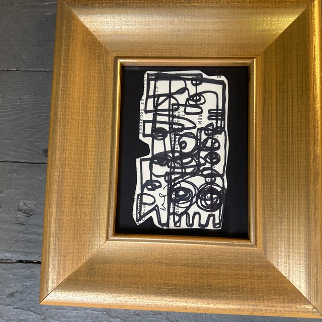 2020s 6 Contemporary Original Wayne Cunningham Abstract Marker Drawings - Set of Six For Sale - Image 5 of 8