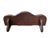 Vintage Wooden Wall Shelf With Brass Railing For Sale - Image 13 of 14